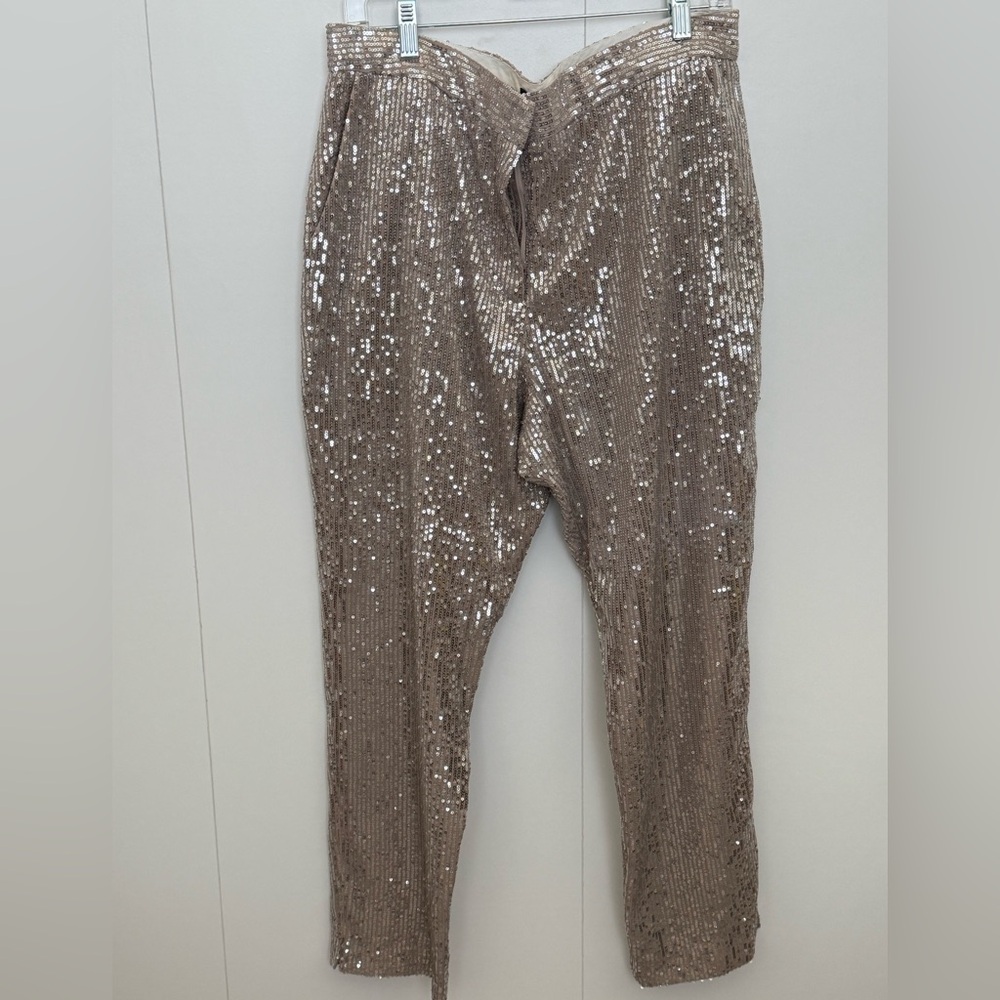 French Connection Sequin Embellished Pants